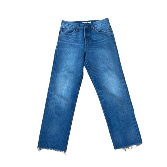 Levi's Wedgie Straight Blue Jeans | Sz 26 - Picture 1 of 4